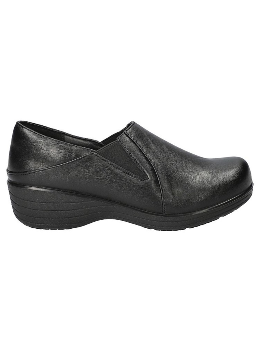 Easy Works by Easy Street Domino Slip Resistant Clogs Black Size 6.5